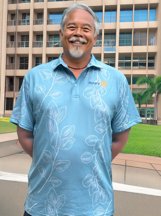 Hawaiian Vines Performance Polo Shirt