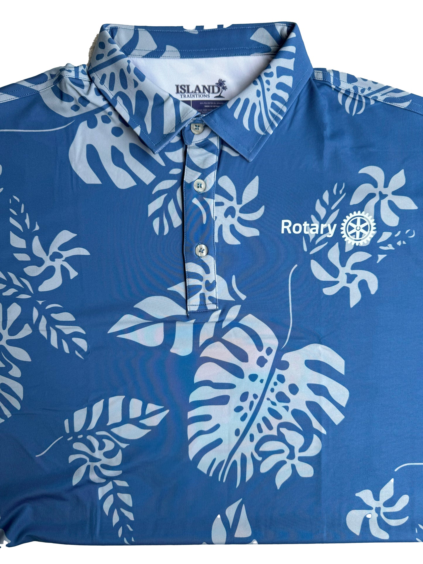 "Monestera" Performance Polo Shirt